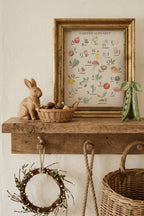 Garden Alphabet Print