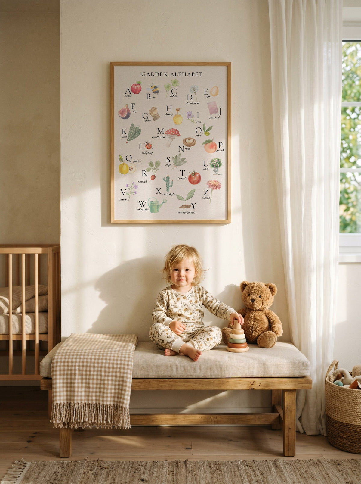 Garden Alphabet Print