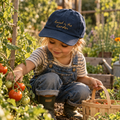 Raised in the Garden Kids Hat | Embroidered Garden Cap