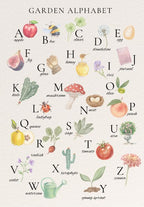 Garden Alphabet Print