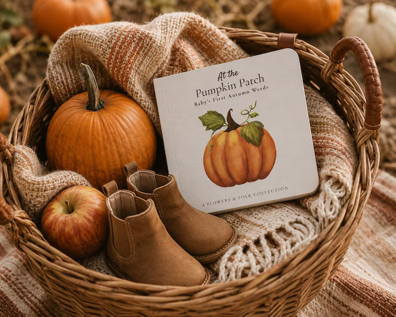 At the Pumpkin Patch Baby Board Book