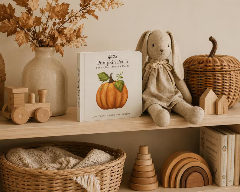 At the Pumpkin Patch Baby Board Book