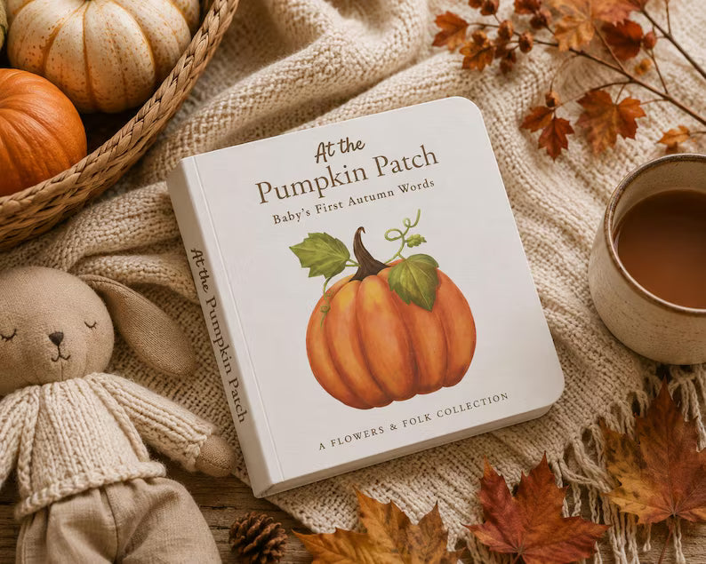At the Pumpkin Patch Baby Board Book