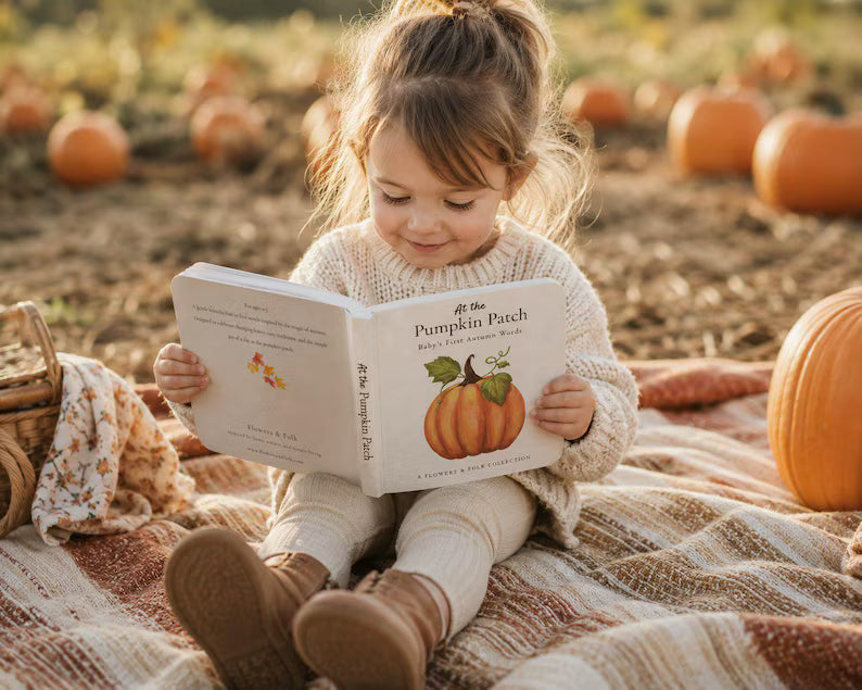 At the Pumpkin Patch Baby Board Book