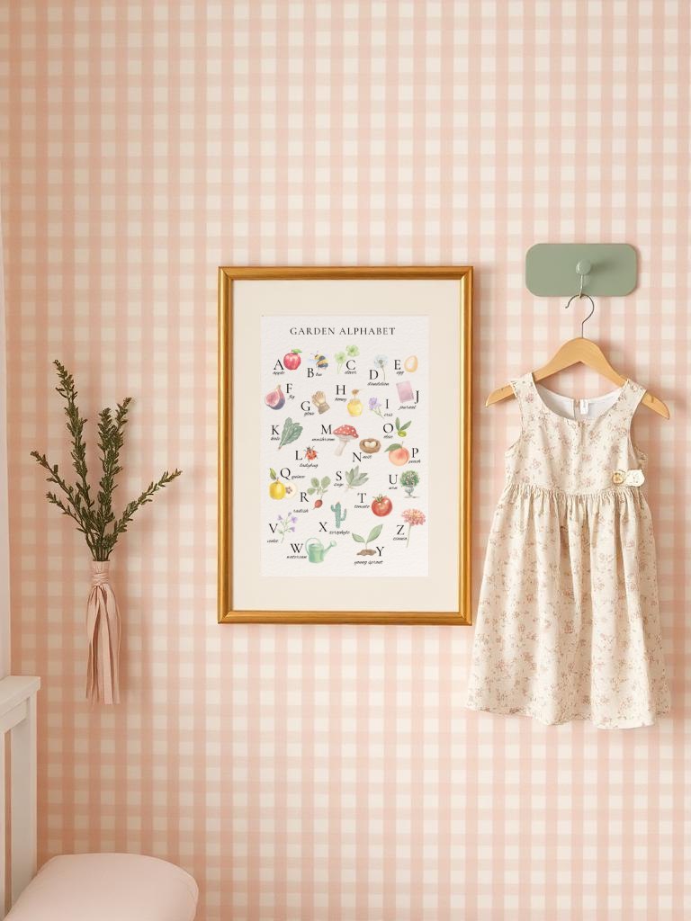 Garden Alphabet Print