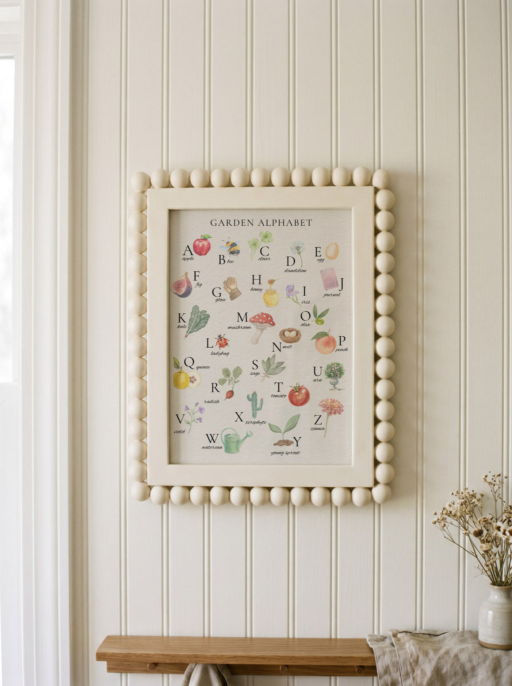 Garden Alphabet Print